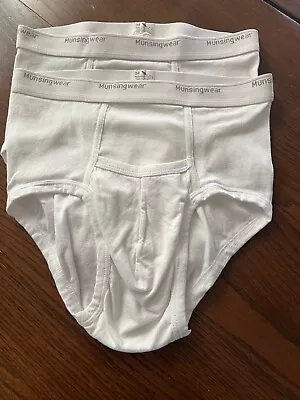 Vintage Men's Briefs Munsingwear Pouch H Fly Size 34 Lot Of 2 New! • $19.99