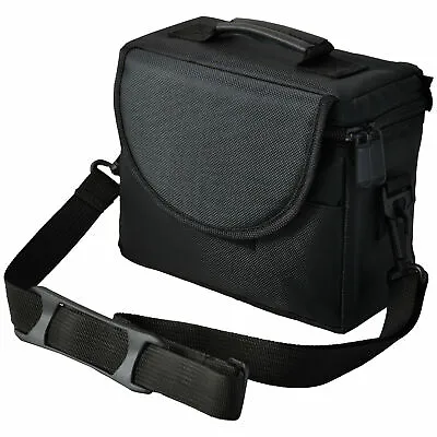 Black Camera Case Bag For Panasonic LUMIX LZ20 FZ200 FZ62 LZ30 LZ40 FZ72 • £19.99