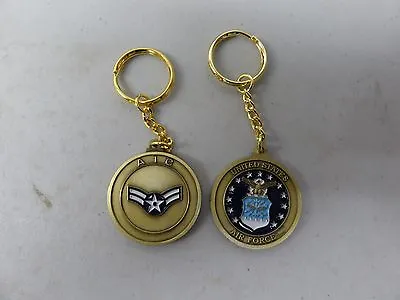 Challenge Coin United States Air Force Usaf With Key Chain Airman First Class  • $5.77