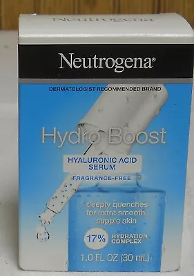 Neutrogena Hydro Boost Hyaluronic Acid Serum 17% Hydration       (New In Box) • $25.27