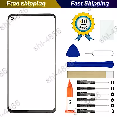 Front Outer Glass Lens Screen Replacement For Motorola Moto G Stylus 5G XT2131DL • $14.09