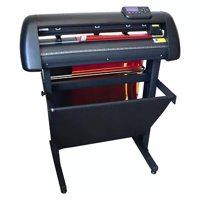 Used Vinyl Cutter Machine 24in Paper Feed Cutting Plotter Auto Edge Inspection • $262.99