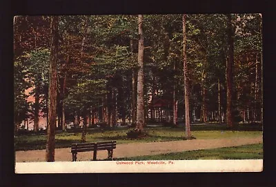 Postcard : Pennsylvania - Meadville Pa - Oakwood Park 1910 View • $4.99