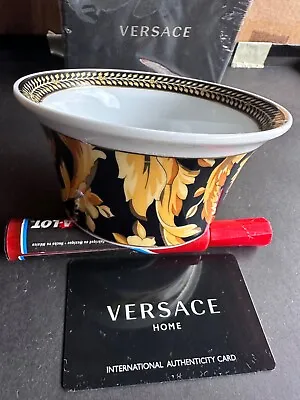 Versace Vanity Bowl Soup Cereal Peanuts Candy Rosenthal  Gift Idea Sale • $149
