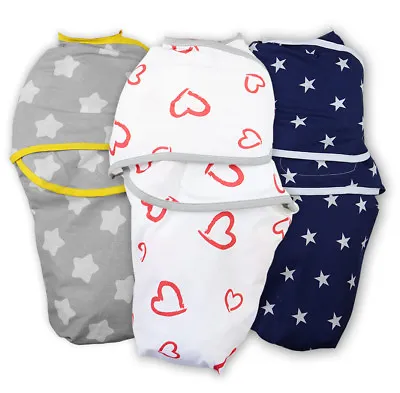 Snuggle Baby Swaddle Wrap Blanket Newborn Soft 100% Cotton • £6.98