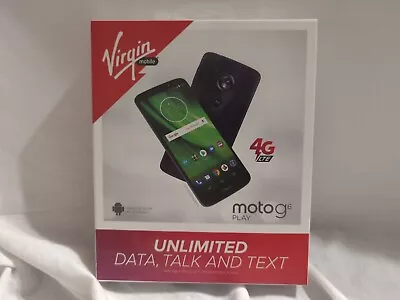  Moto G6 Play  Virgin Mobile Smartphone 5.7  Display 13MP Camera 2 GB RAM-NEW • $34.15