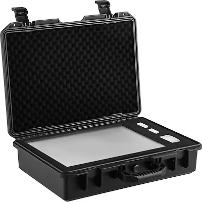 Waterproof Hard Case 39.6cm Portable Storage Box Protective Laptop Case W/ Foam • $39.99