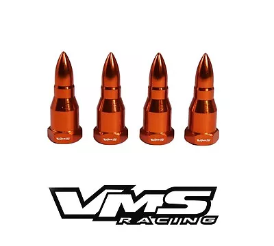 4pc Vms Racing Orange Bullet Strut Tower Engine Dressup 10x1.25 For Mitsubishi • $19.95