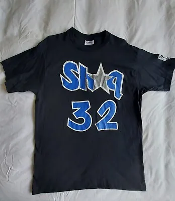 £24.94 • Buy Vintage 1990’s Shaq #32 Orlando Magic NBA Reebok Black T Shirt Mens Size Large