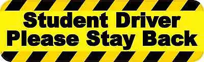 10x3 Yellow Student Driver Bumper Magnet Magnetic Truck Signs Magnets Car Sign • $10.99