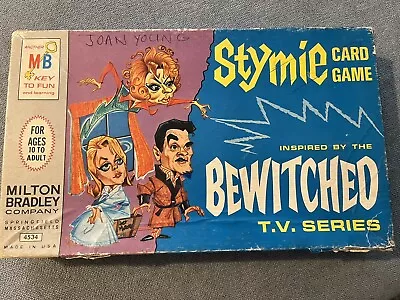 Vintage 1964 Stymie Bewitched TV Series Card Game Milton Bradley FULL SET • $40