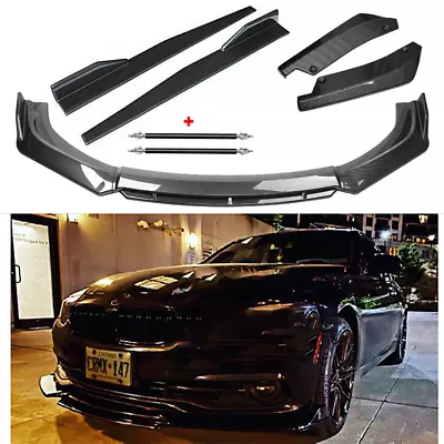 For E36 E46 E90 Front Bumper Lips Splitter Body Kits +Side Skirt+Rear Body Kits • $139.99