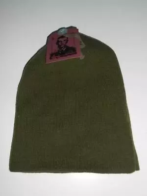 New Licensed A. Kurtz Reversible Army Green Military Beanie Hat B123 • $11.99