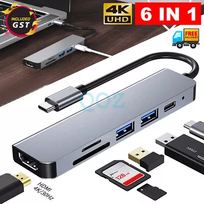 $14.80 • Buy 6/8in1 USB-C Type C HD Output 4K HDMI Usb 3.0 HUB Adapter For MacBook IPad Pro