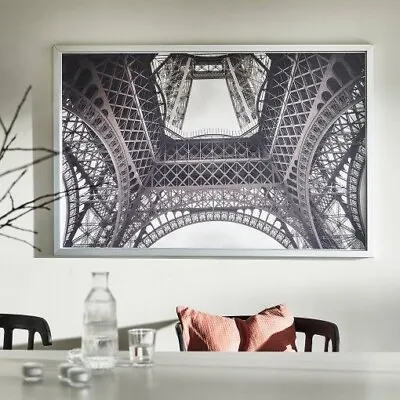 IKEA BJORKSTA Underneath The Eiffel Tower Picture (No Frame)  30 ¾ X 46 ½   • $35.99