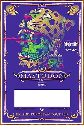 MASTODON | KVELERTAK 2019 Tour Ltd Ed New RARE Poster +BONUS Metal Rock Poster! • $34.99