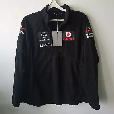 Vodafone Mclaren Mercedes Women's Black Fleece Jumper  Team Sweatshirt Sz - L • $45