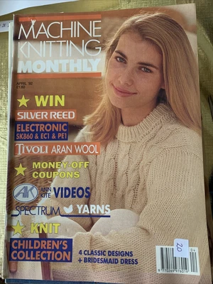 £2.50 • Buy Machine Knitting Monthly Magazine - April 1992