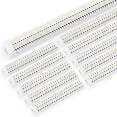 Ensenior 10 Pack 4 FT Led Shop Lights 6000K Clear White 5000LM Super Bright... • $124.89