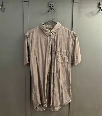 Buck Mason Gray Short Sleeve Shirt Medium • $30