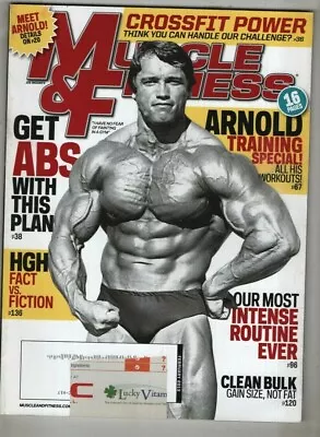 Muscle & Fitness Mag Arnold Schwarzenegger Crossfit February 2013 102021nonr • $13.35