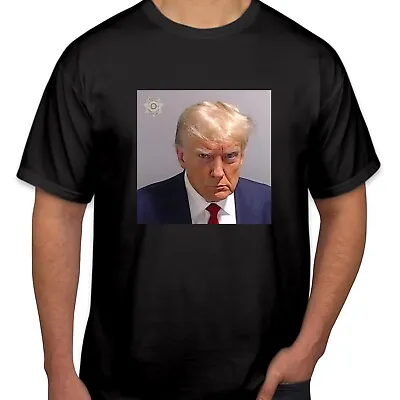 T-Shirt Donald Trump Mugshot  Funny Adult 2023 2024 T-Shirt ( DT 1  ) • $6.20