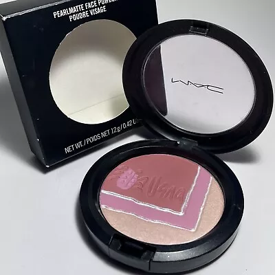 BNIB MAC *FLOWER FANTASY* Pearlmatte Face Powder Blush~Coral Pink Salmon Pearl • $28