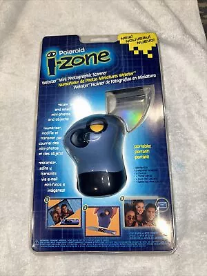 2000 Vintage Polaroid I-Zone Webster Mini Photographic Scanner Portable • $10.99