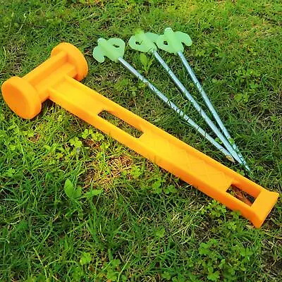 Camping Tent Peg Stake Hammer Puller Tent Stake Survival • $7.70