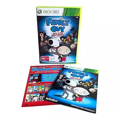 Family Guy Back To The Multiverse For Microsoft Xbox 360/One/X - AUS/Manual 🐙 • $49.99