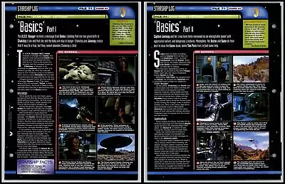 £1.49 • Buy Basics - Voyager - Star Trek Fact File Page