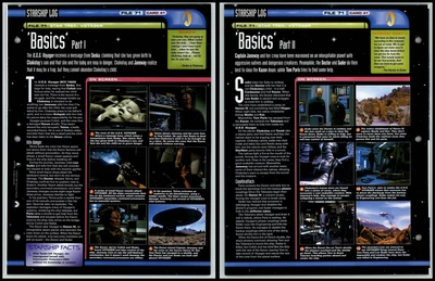 £1.49 • Buy Basics - Voyager - Star Trek Fact File Page