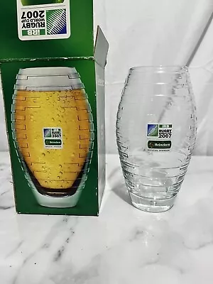 Heineken Beer IRB Rugby World Cup France 2007 0.5L Glass With Original Box • $35