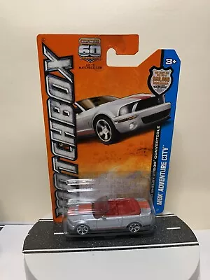 Matchbox MBX Adventure CIty FORD SHELBY GT500 CONVERTIBLE Silver/Red 55/120 NIP • $7.49