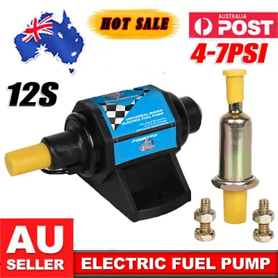 Universal 4-7 PSI Tiny Electric Fuel Pump 35 GPH 12V Transfer For Gasoline Only • $30.89