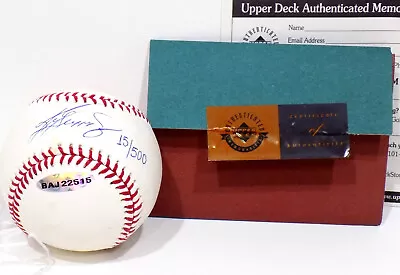 KEN GRIFFEY JR. HOF Signed #'d 15/500 Autograph 500th HR 2004 Baseball UDA 💎COA • $425