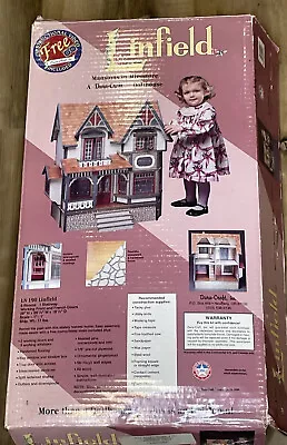 VTG Dollhouse Kit Linfield Mansions In Miniature By Dura-Craft LN 190  OPEN BOX • $99.99