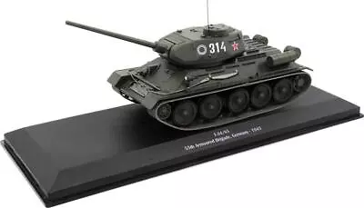 T-34-85 Tank #314 USSR 55th Armoured Brigade Germany 1945 1/43 Diecast Model • $63.95