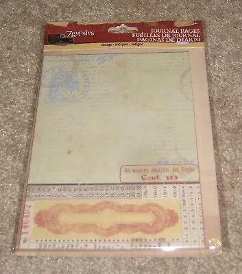 7gypsies Distressed Look Journal Pages....NIP • $9.99