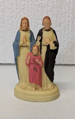 Vtg Dashboard Magnet Religious Statue Holy Family Dash Accessory Sacred Heart  • $69.99