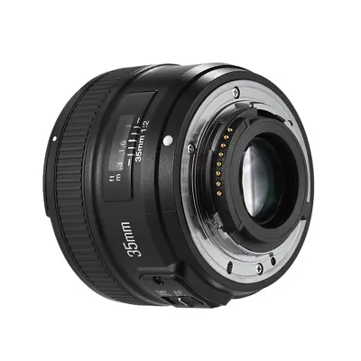 YONGNUO YN35mm F2N /MF Lens F Mount For Nikon D5100 D3300 D3200 D3100/800 O4K0 • $195.44