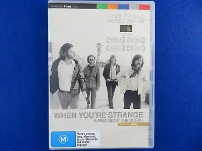 When You're Strange A Film About The Doors - DVD - Region 4 - Fast Postage !! • $17.99