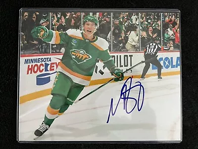 Matt Boldy Autographed/Signed Minnesota Wild 8x10 Photo Reverse Retro IP Auto • $39.99