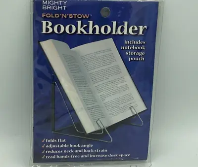 Fold-N-Stow Book Stands Metal Bookstand Music Book Easel Display HolderNew • $17.25