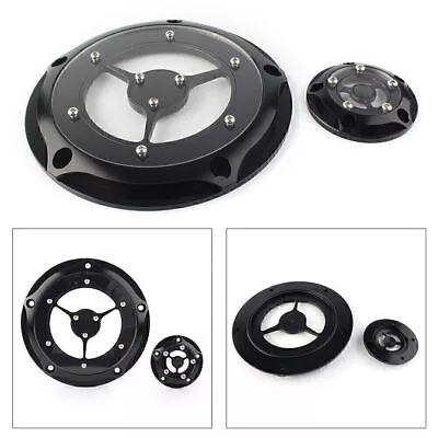 Black Derby Timing Timer Cover For RSD Harley Road King Electra Glide Softail • $84.22