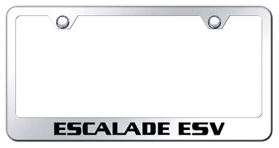 Cadillac Escalade ESV Laser Etched Logo License Plate Frame Official Licensed • $35.95