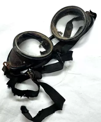 Vintage Metal Framed Goggles With Plastic Lens • $18