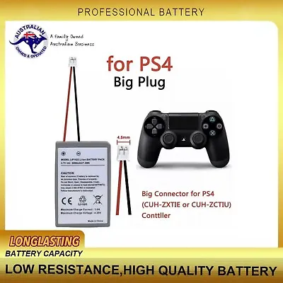$24.80 • Buy ZAKA X2 PS4 Battery + Cable For Sony Playstation 4 Controller Rechargeable Liion