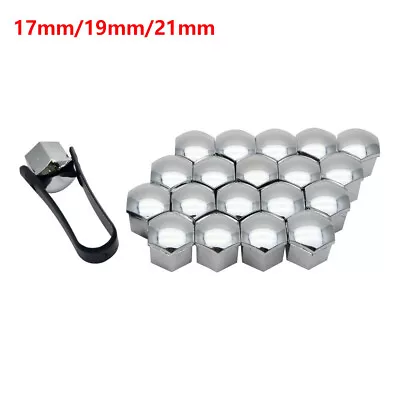 20pcs 17/19/21mm Chrome Alloy Car Wheel Nut Bolt Covers Caps Universal Cars AU • $12.99