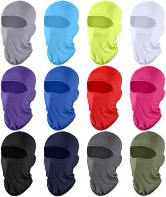 Balaclava Full Face Mask Motorcycle Ski Bicycle Headwear Face Cover Hood Outdoor • $4.99